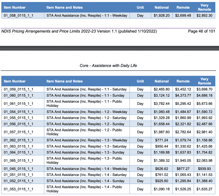NDIS STA Price Guide What You Need To Know Hikma House